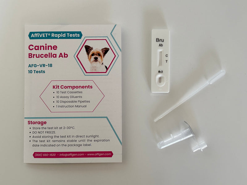 Chargez l'image dans la visionneuse de la galerie, AffiVET® Canine Brucella Antibody Rapid Test Kit