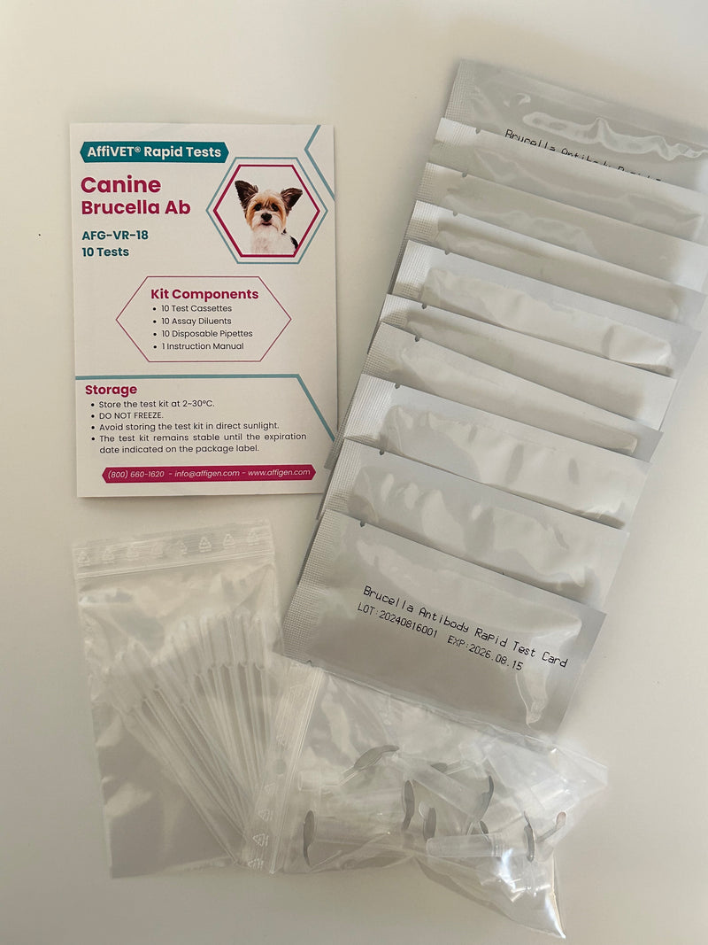 Chargez l'image dans la visionneuse de la galerie, AffiVET® Canine Brucella Antibody Rapid Test Kit