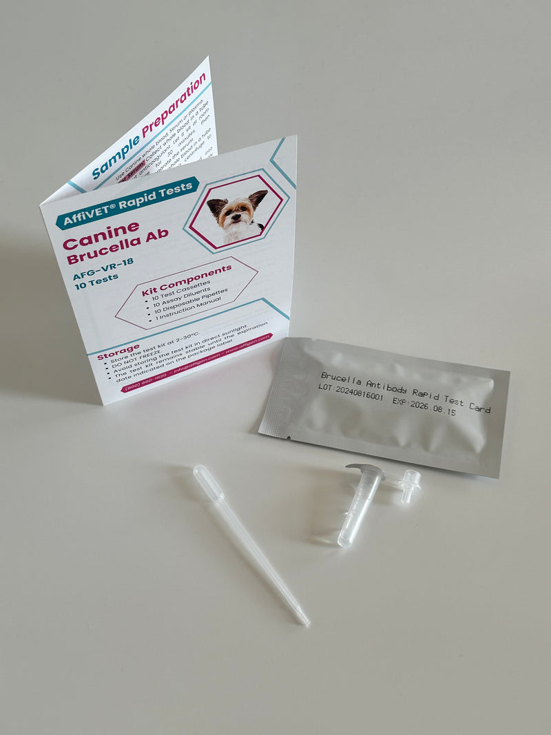 Chargez l'image dans la visionneuse de la galerie, AffiVET® Canine Brucella Antibody Rapid Test Kit
