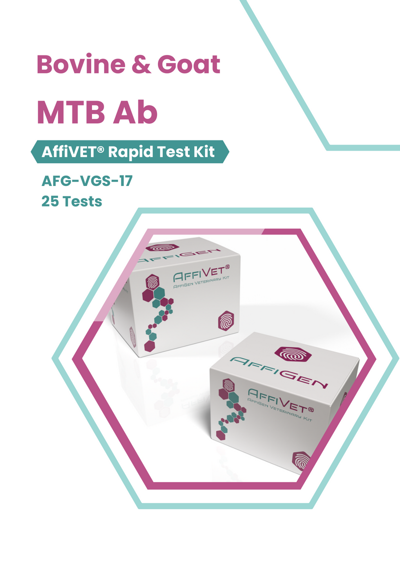 Laden Sie das Bild in Galerie -Viewer, AffiVET® Bovine & Goat Tuberculosis (TB) Antibody Rapid Test