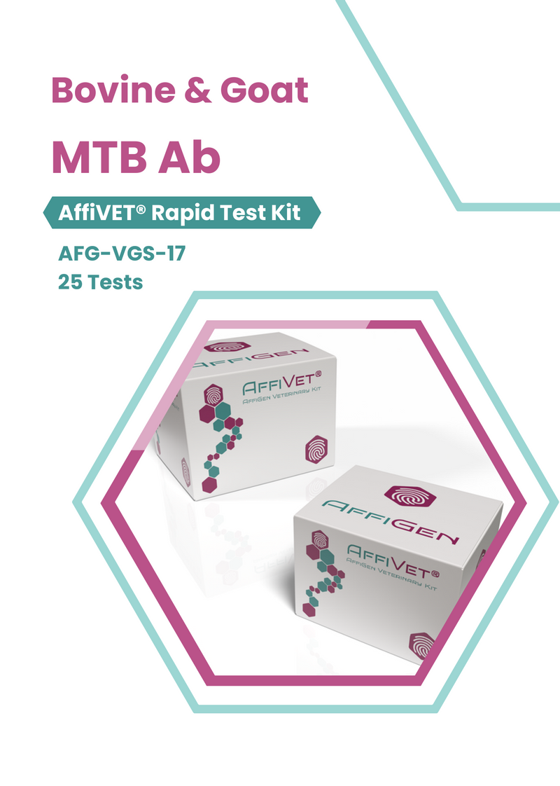 Laden Sie das Bild in Galerie -Viewer, AffiVET® Bovine &amp; Goat Tuberculosis (MTB) Antibody Rapid Test
