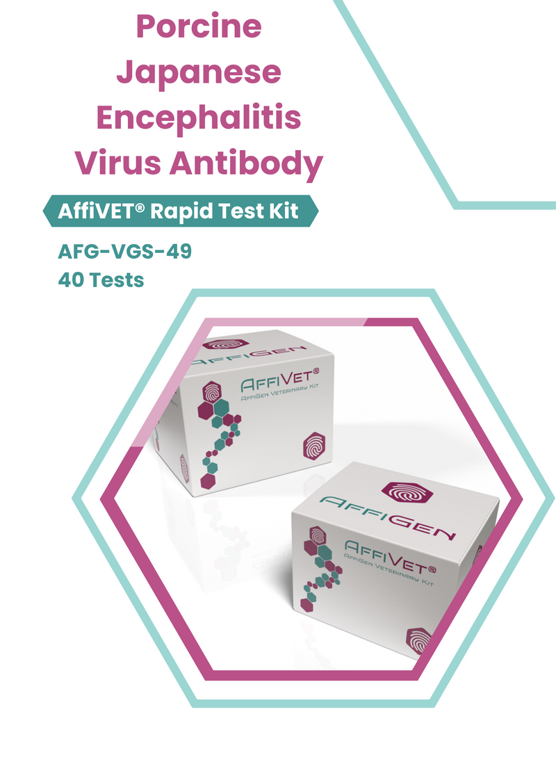 Load image into Gallery viewer, AffiVET® Porcine Japanese Encephalitis Virus Antibody Rapid Test Card
